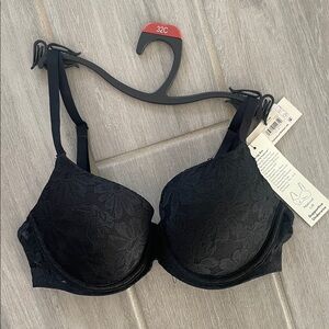No Boundaries Black Lace T-Shirt Bra